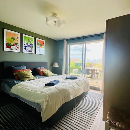 Grand Rez De Jardin-Terrasse Avec Vue Sur La Mer - 2 Chambres ブロンヴィル・シュル・メール エクステリア 写真